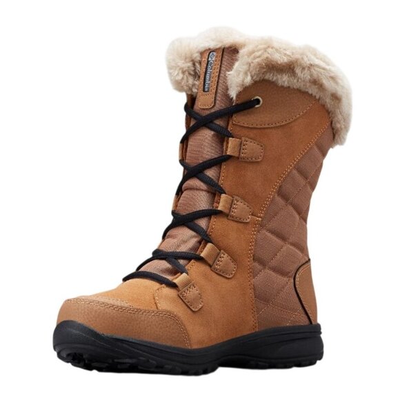 Columbia Ice Maiden II BK1581-288 Womens Elk Black Lace Up Snow Boots Size 10 - Picture 13 of 16